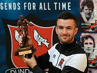 Dundalk's Michael Duffy pi...